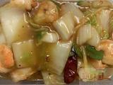 49.King Prawns in Chinese Spicy Sauce + Boiled Rice (hot) 香辣大虾饭