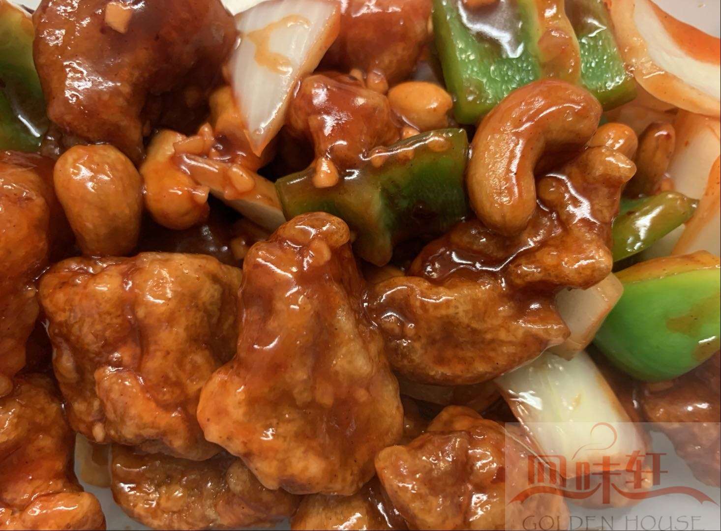 22. Malay Kong Po Chicken with CASHEW NUTS + Boiled Rice (hot) 马来宫保鸡肉饭