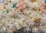 149. Yang Chow Fried Rice, with Pork, Chicken, Shrimps 扬州炒饭 S,E, Peas