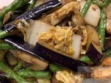 102. SAMBAL Four Kinds of Vegetables 马来四宝 H,S<br/>       (Aubergin, Chinese Leaves, Fine Bean, Mushrooms